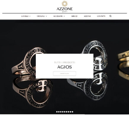 Azzone Jewelry website