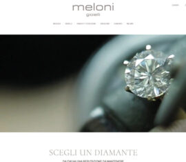 Meloni Jewelry info-commerce website