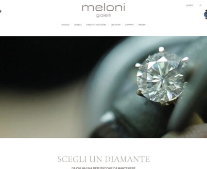 Meloni Jewelry info-commerce website