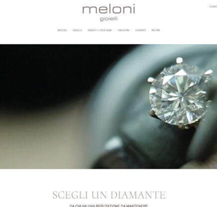 Meloni Jewelry info-commerce website
