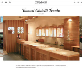 Tomasi Gioielli sito web e-commerce