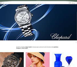 Diego Cataldi Jewelry info-commerce website