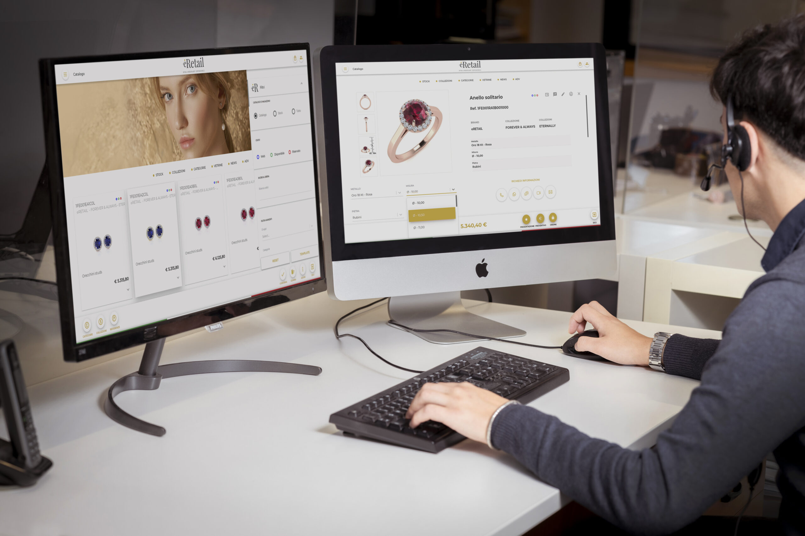 software gestionale ERP gioiellerie - supporto vendita online gioielli orologi