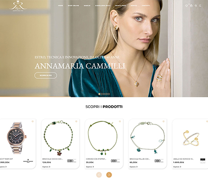 Ricci Gioielleria sito web e-commerce